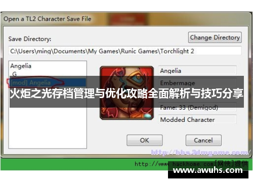 火炬之光存档管理与优化攻略全面解析与技巧分享 火炬之光存档管理与优化攻略全面解析与技巧分享